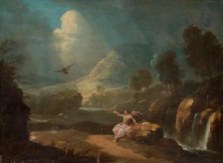 Gabriel Perelle - Landscape with St. John