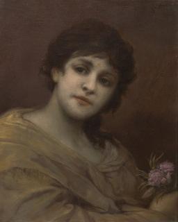 Gabriel von Max - „Diantha“.