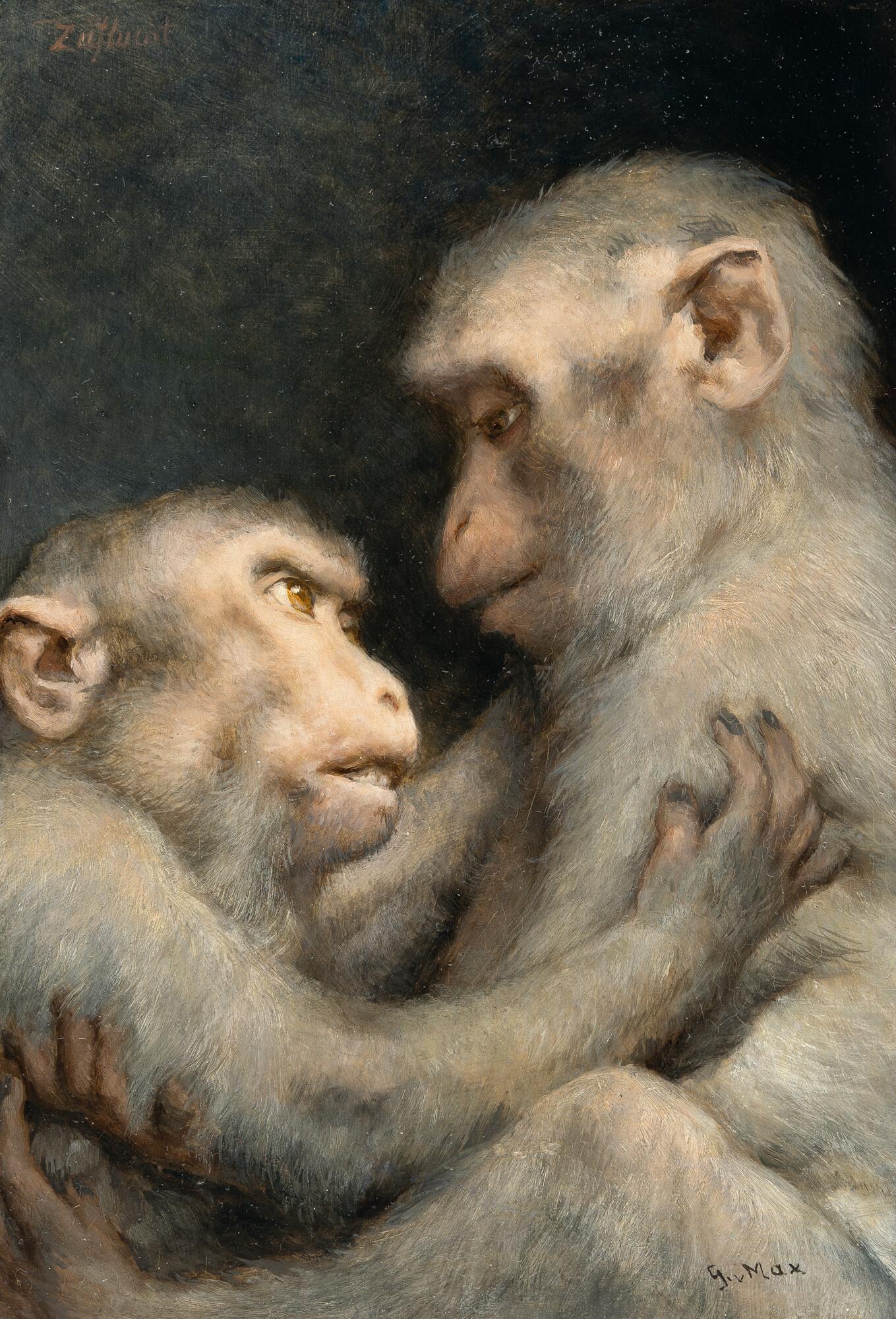 Gabriel von Max - „Zuflucht“