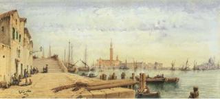 Gabriele Carelli - Venezia, Riva Degli Schiavoni