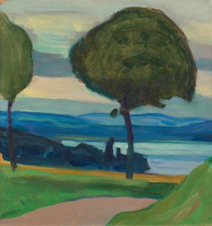 Gabriele Münter - Am Hügel (Staffelsee).