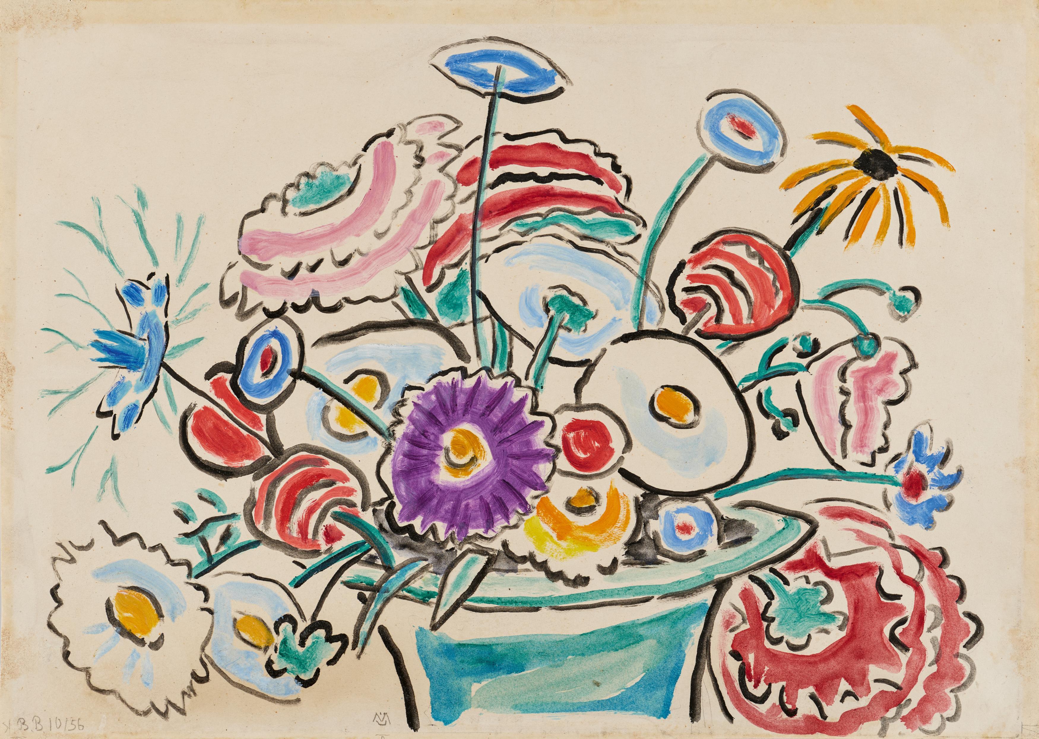 Gabriele Münter - Blumenstillleben.