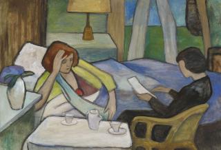 Gabriele Münter - Der Brief (Krank)