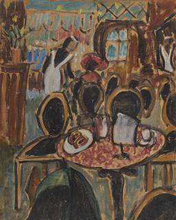 Gabriele Münter - Im Café