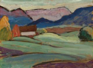Gabriele Münter - Landschaft