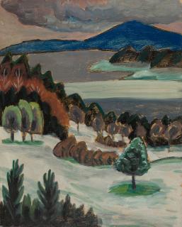 Gabriele Münter - Nordhang II. Staffelsee.