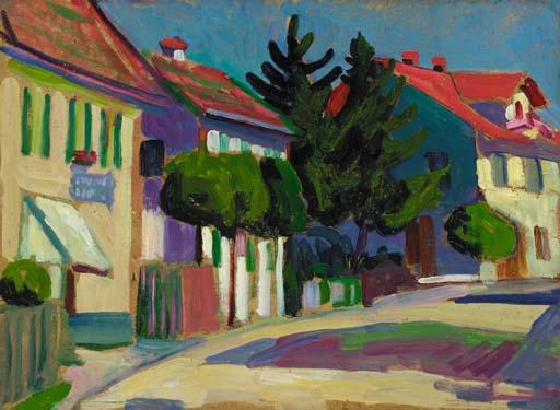 Gabriele Münter - Pfarrgasse (Murnau)