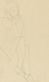 Gabriele Münter - Schauspielerin, sitzend nach rechts