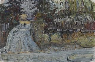 Gabriele Münter - Schnee In Sèvres (Snow In Sèvres)