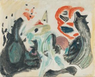 Gabriele Münter - „Schwarz entzweit“