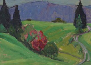 Gabriele Münter - Sonne im Moos