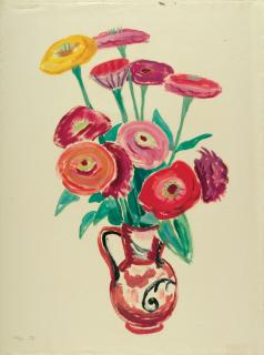 Gabriele Münter - Zinnien.