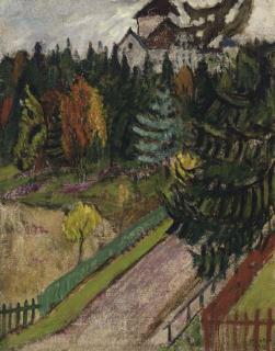 Gabriele Munter - Landschaft bei Stockholm