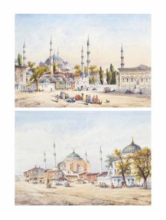 Gabrielle Carelli - Two scenes of Constantinople