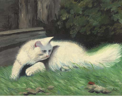 Gabrielle Rainer-Istvanffy - The white cat