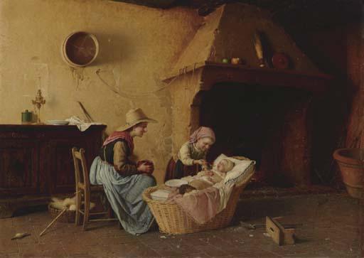 Gaetano Chierici - Feeding the Baby