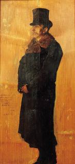 Gaetano Chierici - Ritratto dell\'Avvocato Carlo Bergonzi (1889 circa)