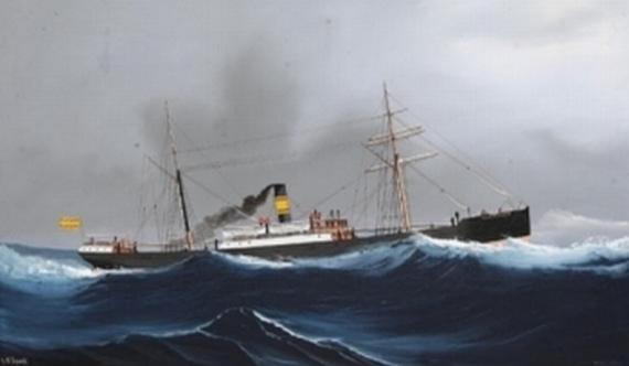 Gaetano de Esposito - Spanischer Dampfer \