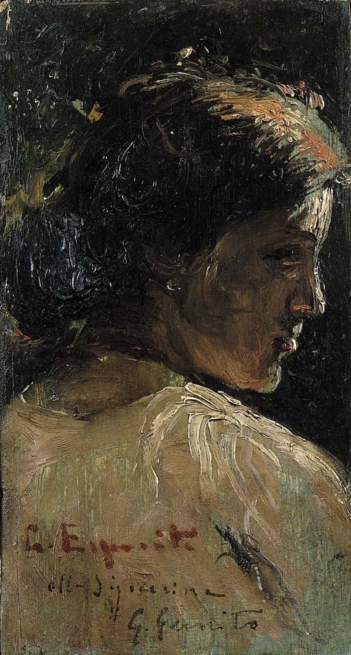 Gaetano Esposito - Ritratto Di Giuseppina Gemito