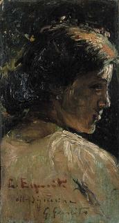 Gaetano Esposito - Ritratto Di Giuseppina Gemito