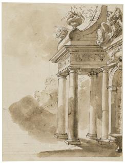 Gaetano Gandolfi - Architectural Study