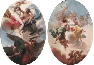 Gaetano Gandolfi - Aurora; and Evening