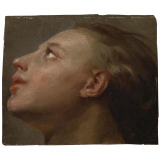 Gaetano Gandolfi - Head Of A Woman Looking Up