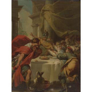 Gaetano Gandolfi - Scene At A Classical Banquet