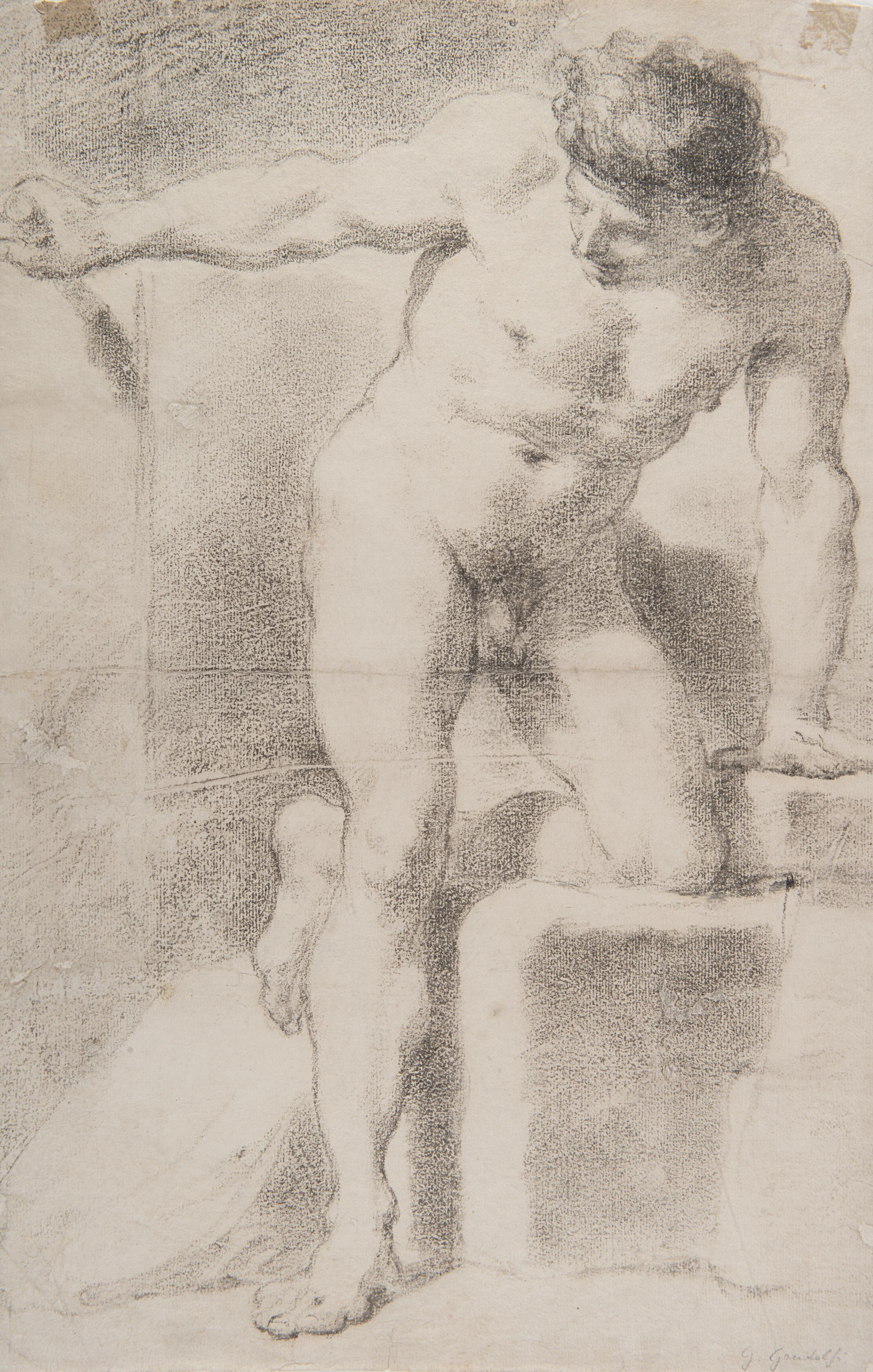 Gaetano Gandolfi - Study of male figure