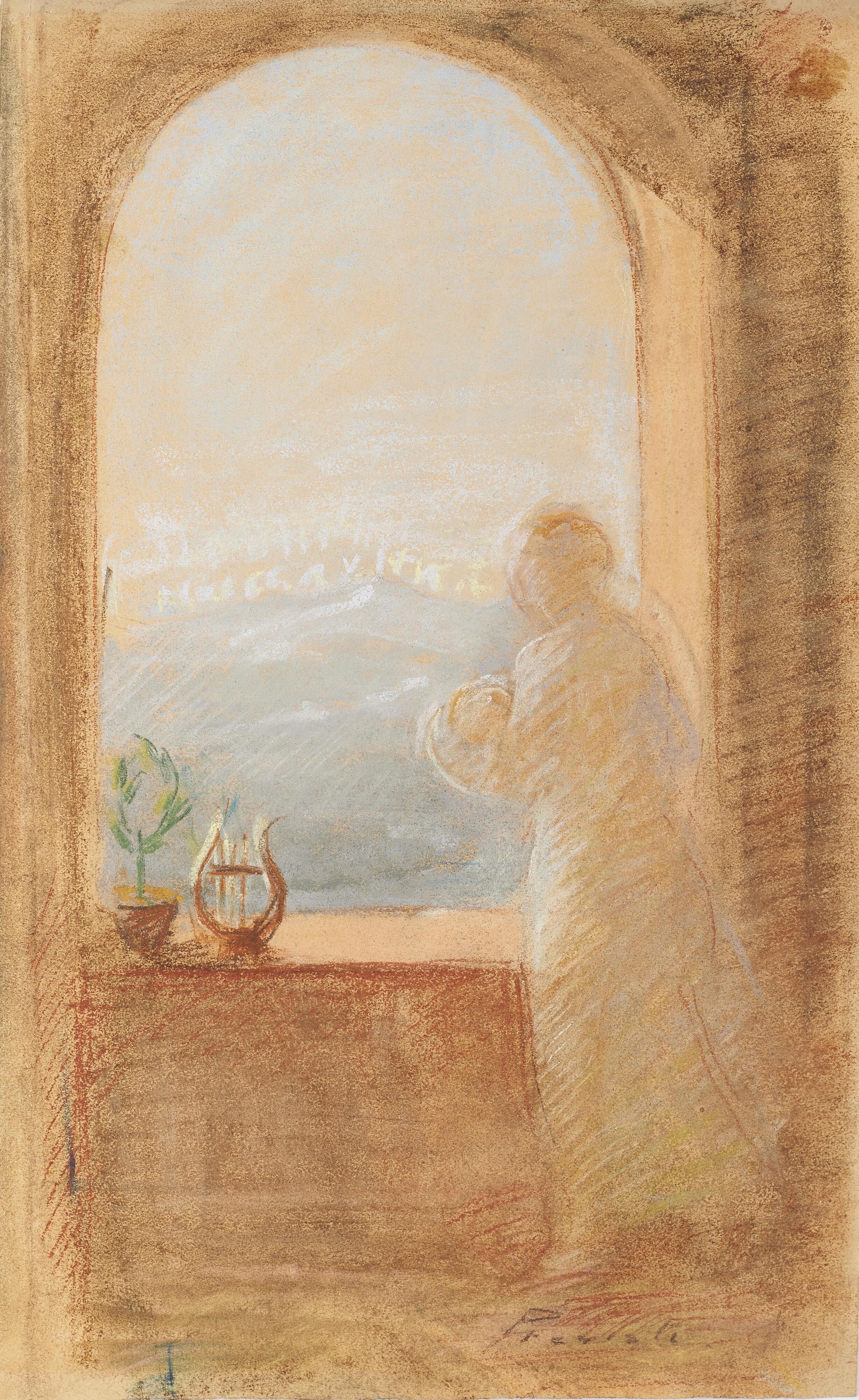 Gaetano Previati - Figura femminile