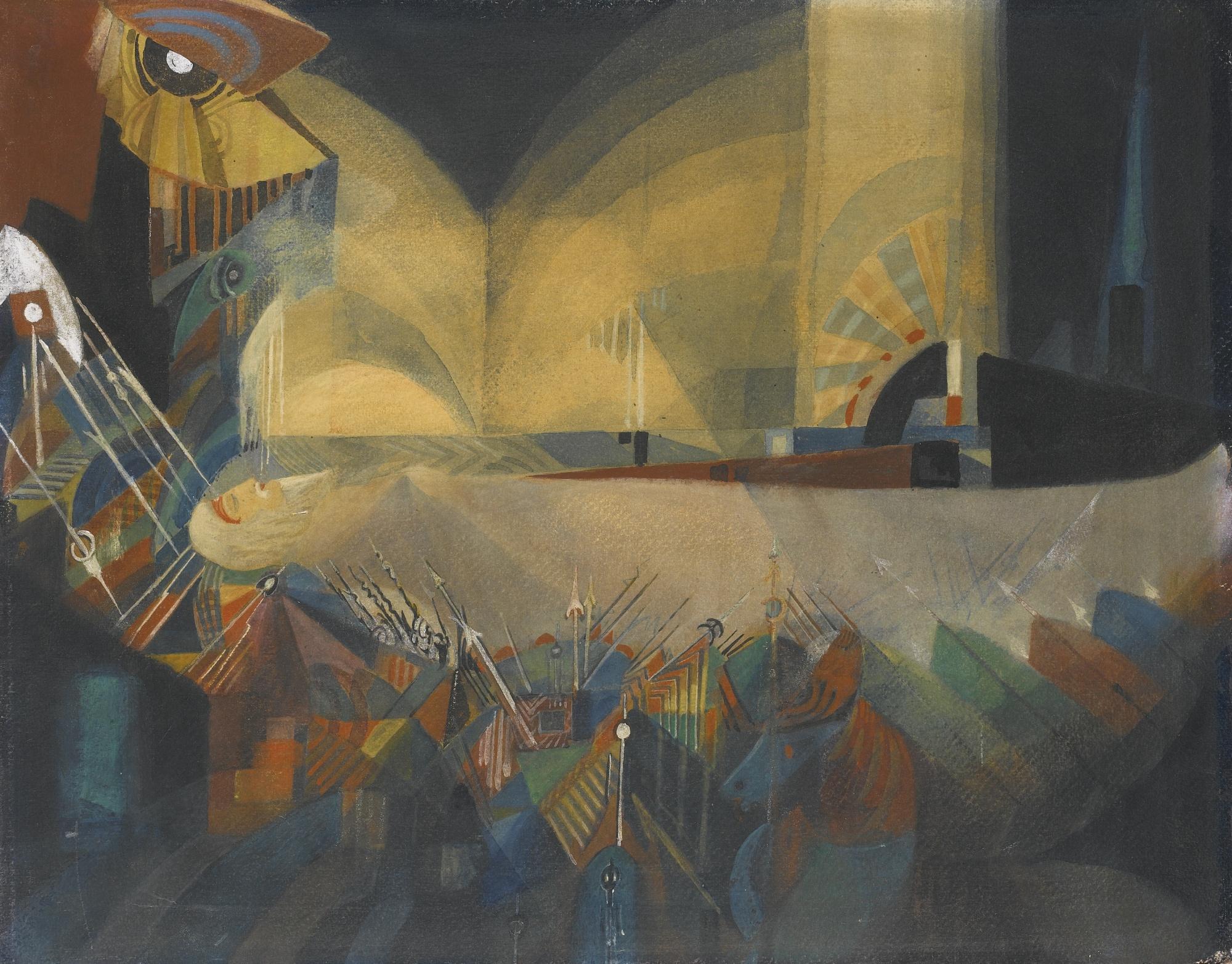 Gaganendranath Tagore - Bed Of Arrows (Bhishma)