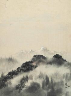 Gaganendranath Tagore - Untitled (Himalayan Landscape)
