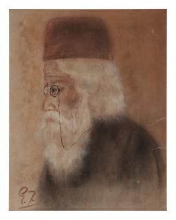 Gaganendranath Tagore - Untitled (Portrait of Rabindranath Tagore)