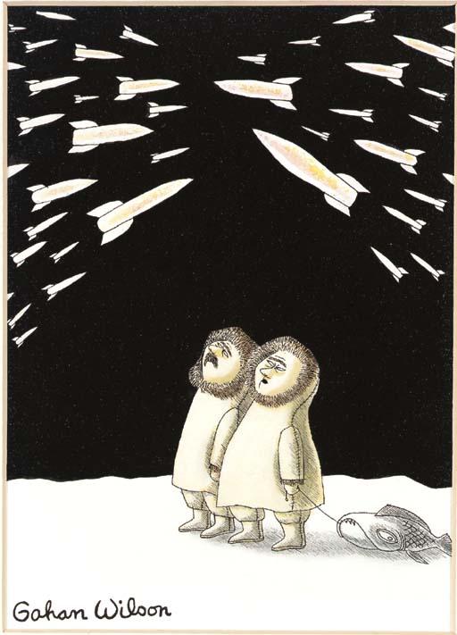 Gahan Wilson - Looks like the end of civilization as they know it