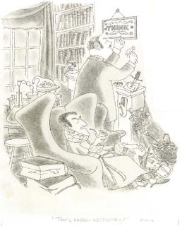 Gahan Wilson - Three images of Sherlock Holmes