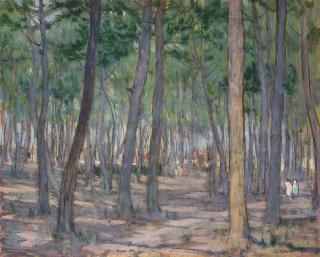 Galileo Chini - Estate in pineta