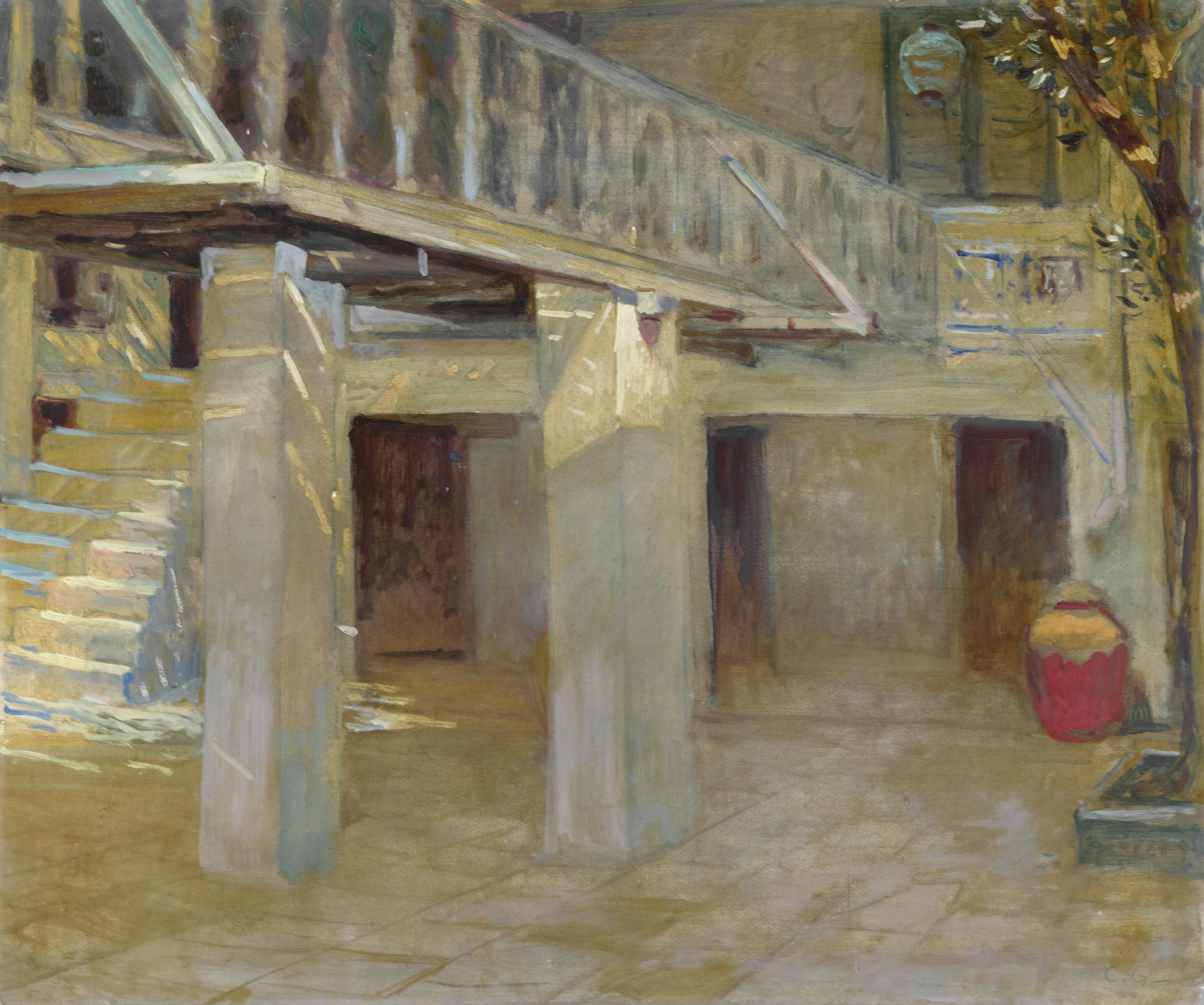 Galileo Chini - Il Mio Cortile (A Bangkokg)