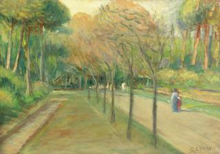 Galileo Chini - Viale Capponi a Viareggio