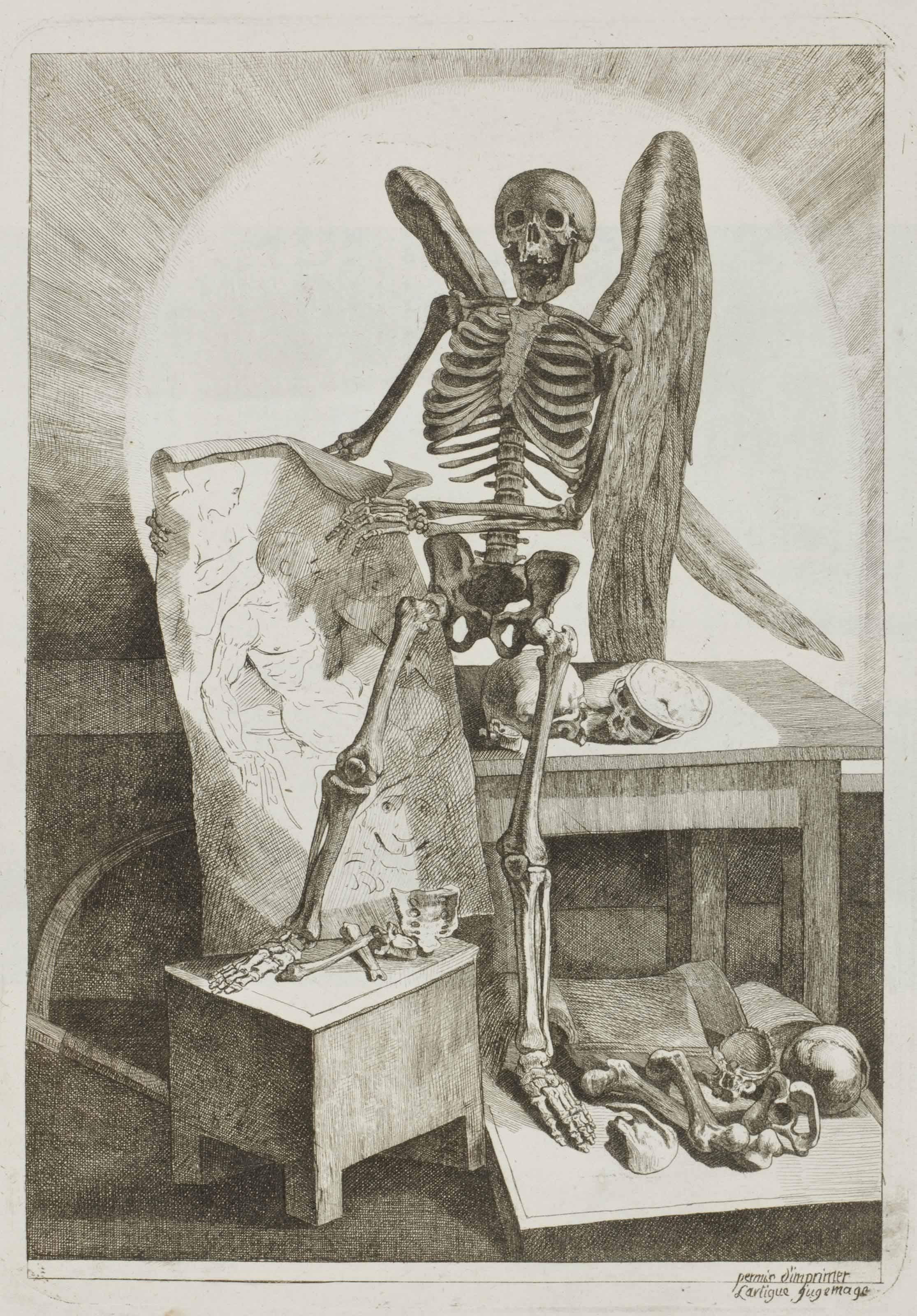 Gamelin, Jacques - Nouveau recueil d\'ostologie et de myologie, dessin d\'aprs nature ... pour l\'utilit des sciences et des arts. Toulouse: J.F. Desclassan, 1779.