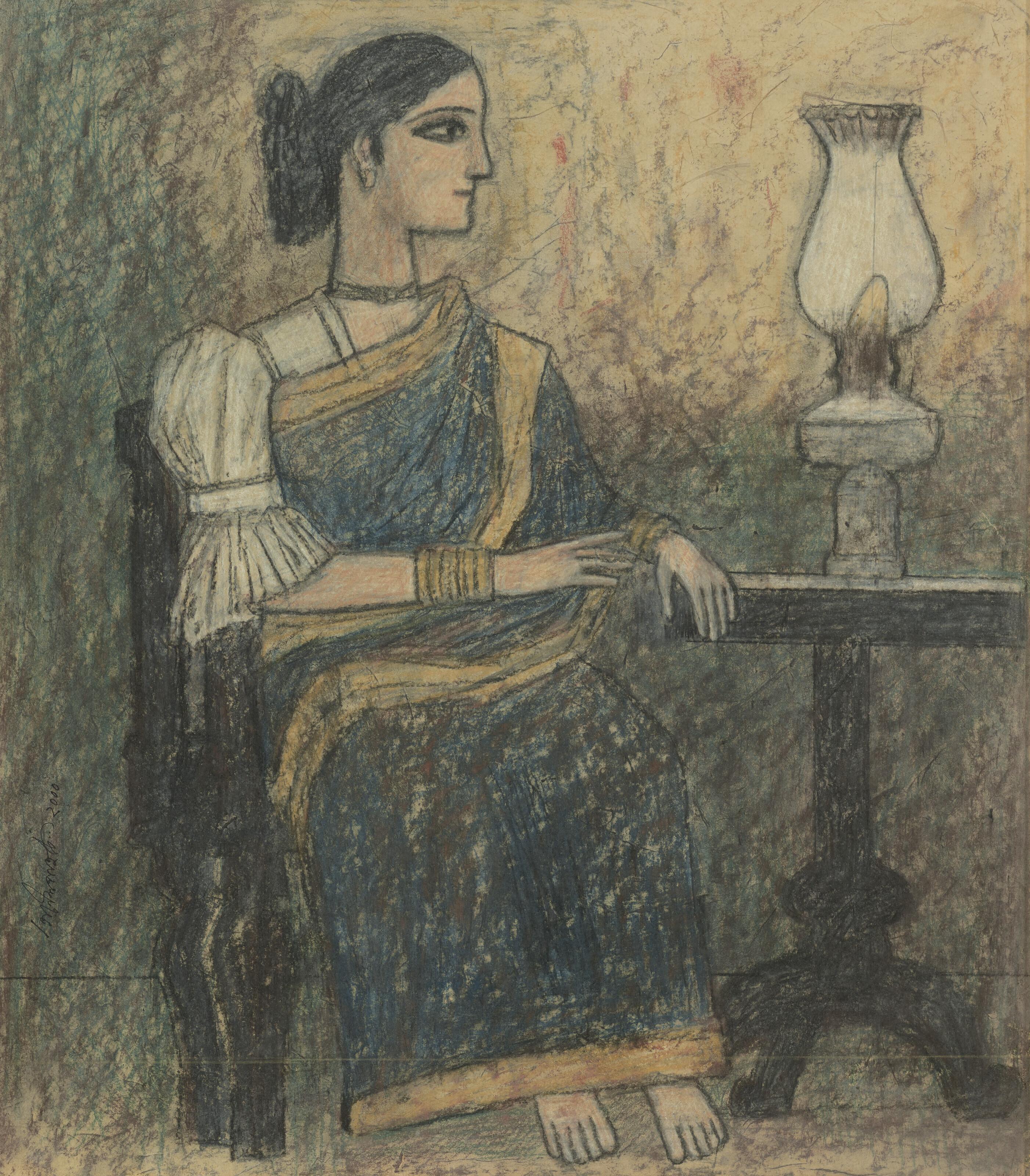 Ganesh Pyne - Before the Lamp