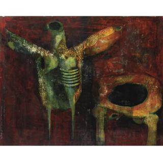 Ganesh Pyne - Untitled (Bird)