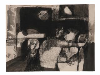 Ganesh Pyne - Untitled (Family)