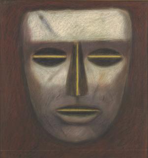 Ganesh Pyne - Untitled (Mask)