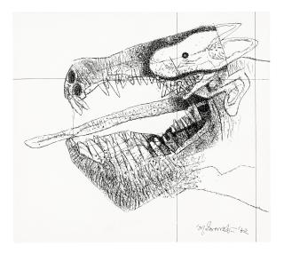 Ganesh Pyne - Untitled (The Beast)