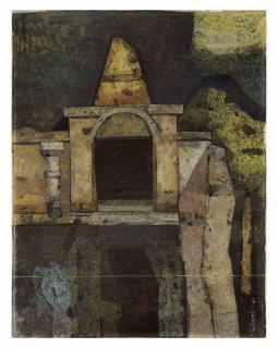 Ganesh Pyne - Untitled (The Shrine)