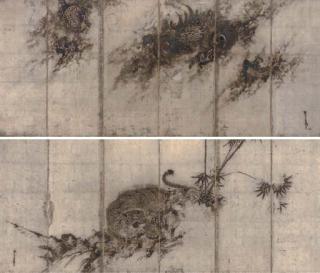 Ganku - Tiger and dragon