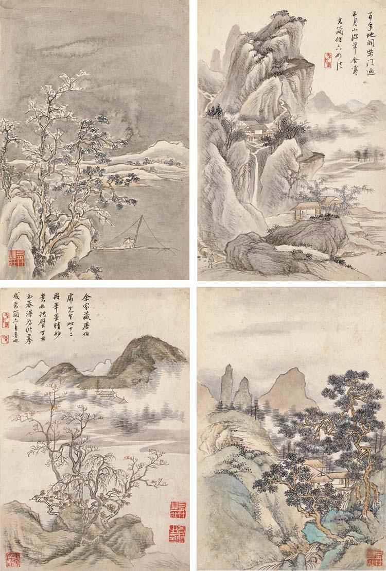 Gao Jian - Landscapes After Tang Yin