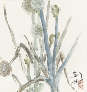 Gao Jianfu - Spring Onion Flower