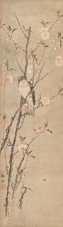 Gao Jianseng - Peach Blossom And Bird
