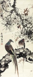 Gao Qifeng - Birds On A Pine Branch